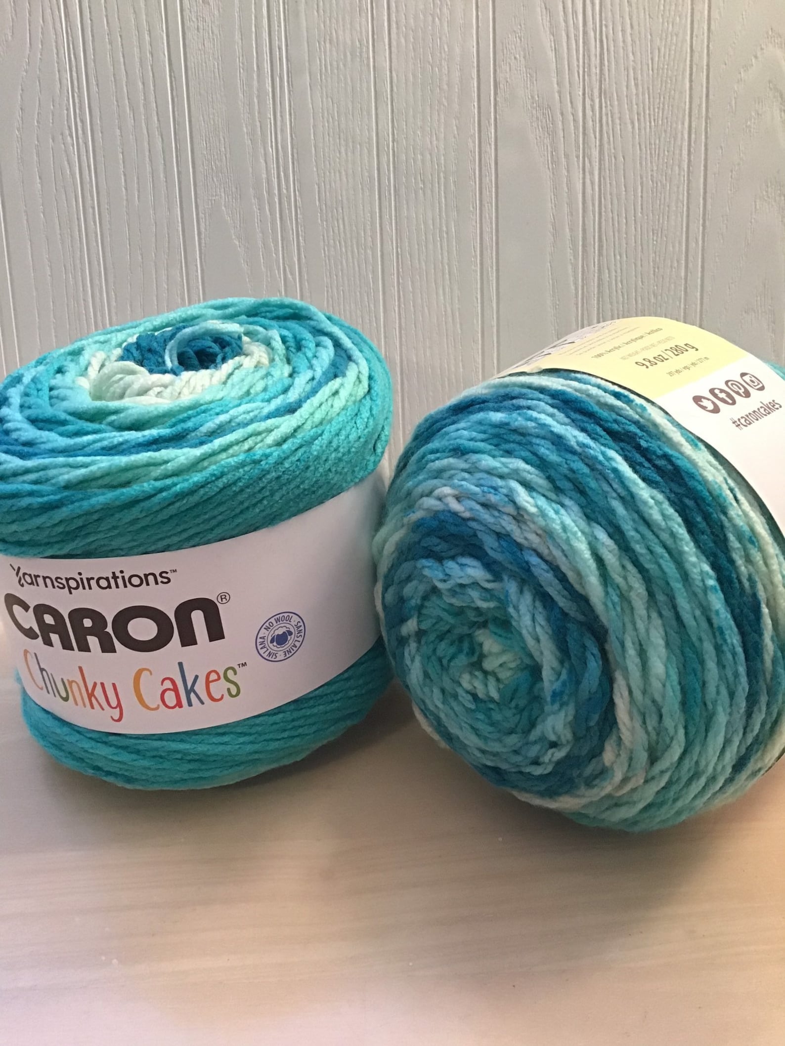 Yarn Caron Chunky Cakes. Color Blue Moon. 2 skeins 594 Etsy