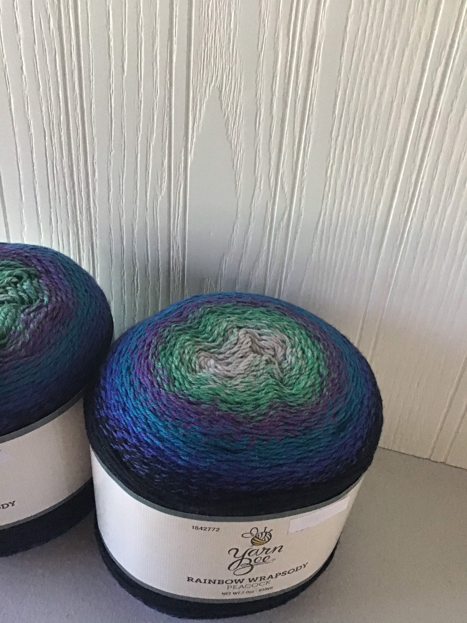 Yarn Yarn Bee Rainbow Wrapsody. Color Peacock. 2 Skeins Etsy