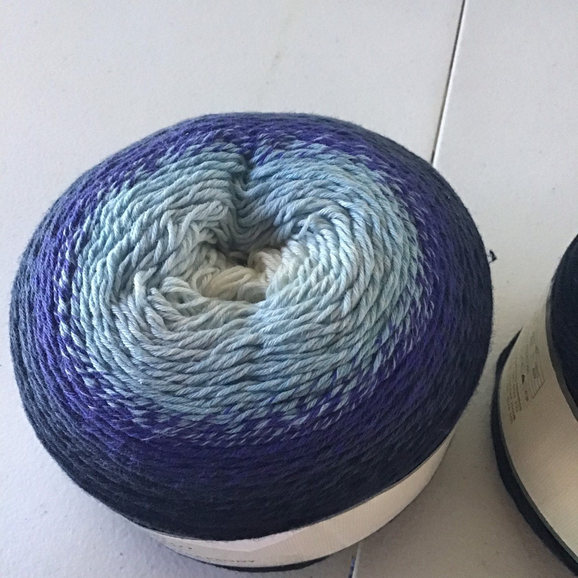 Yarn Yarn Bee Rainbow Wrapsody. Color Sapphire Blues. 2 Etsy