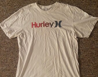Size XL White Hurley Surfing T-shirt | Etsy