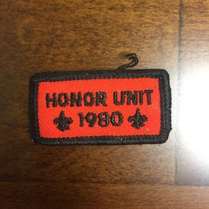 VINTAGE 1980 HONOR UNIT SCOUT PATCH