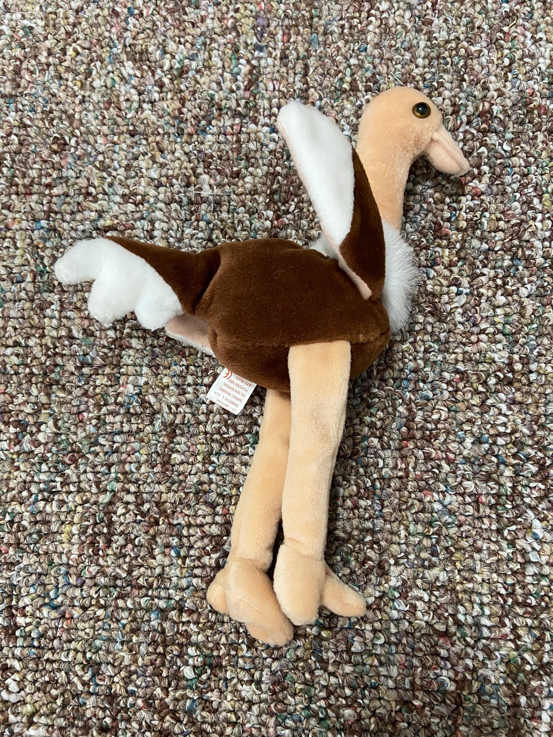 Stuffed Animal Ostrich Beanie Baby Ostrich stretch Etsy