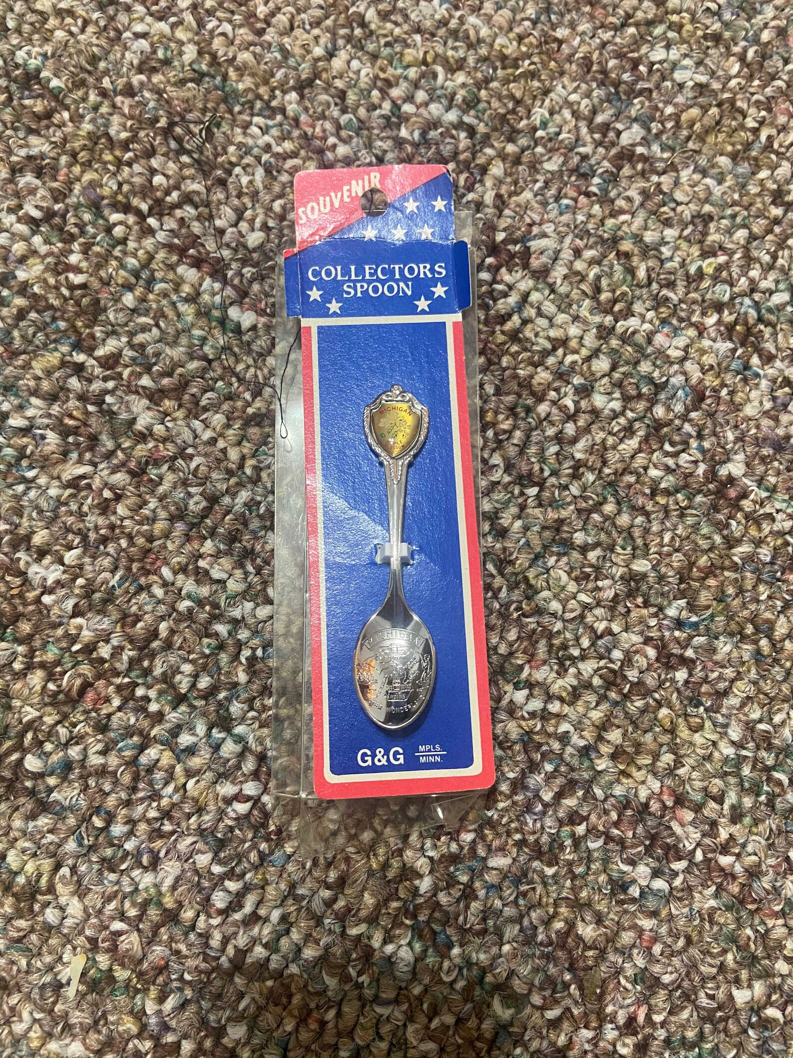 Vintage Collectors Spoon Michigan Etsy
