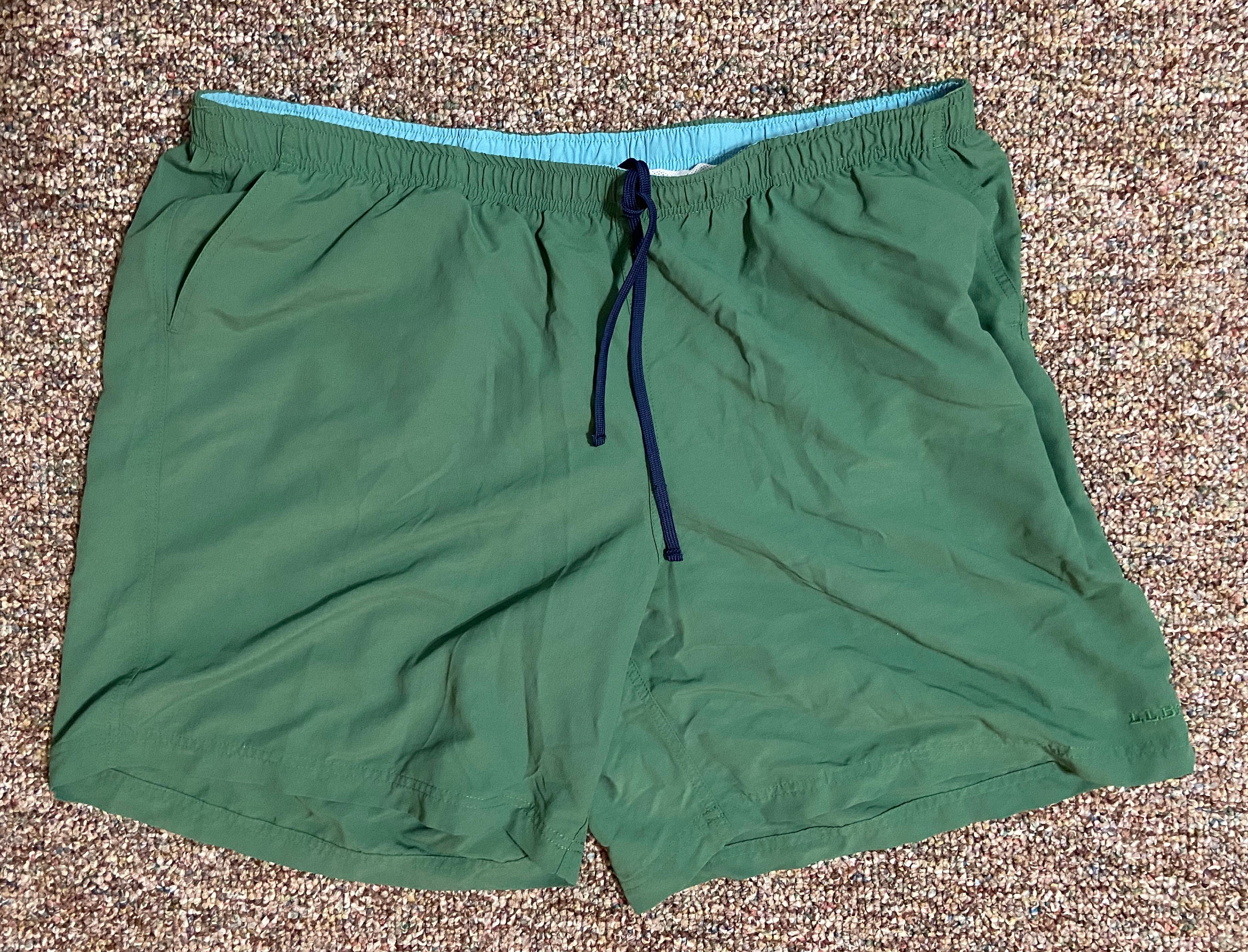 LL Bean Green Mens Size 2X Swim Trunks | Etsy