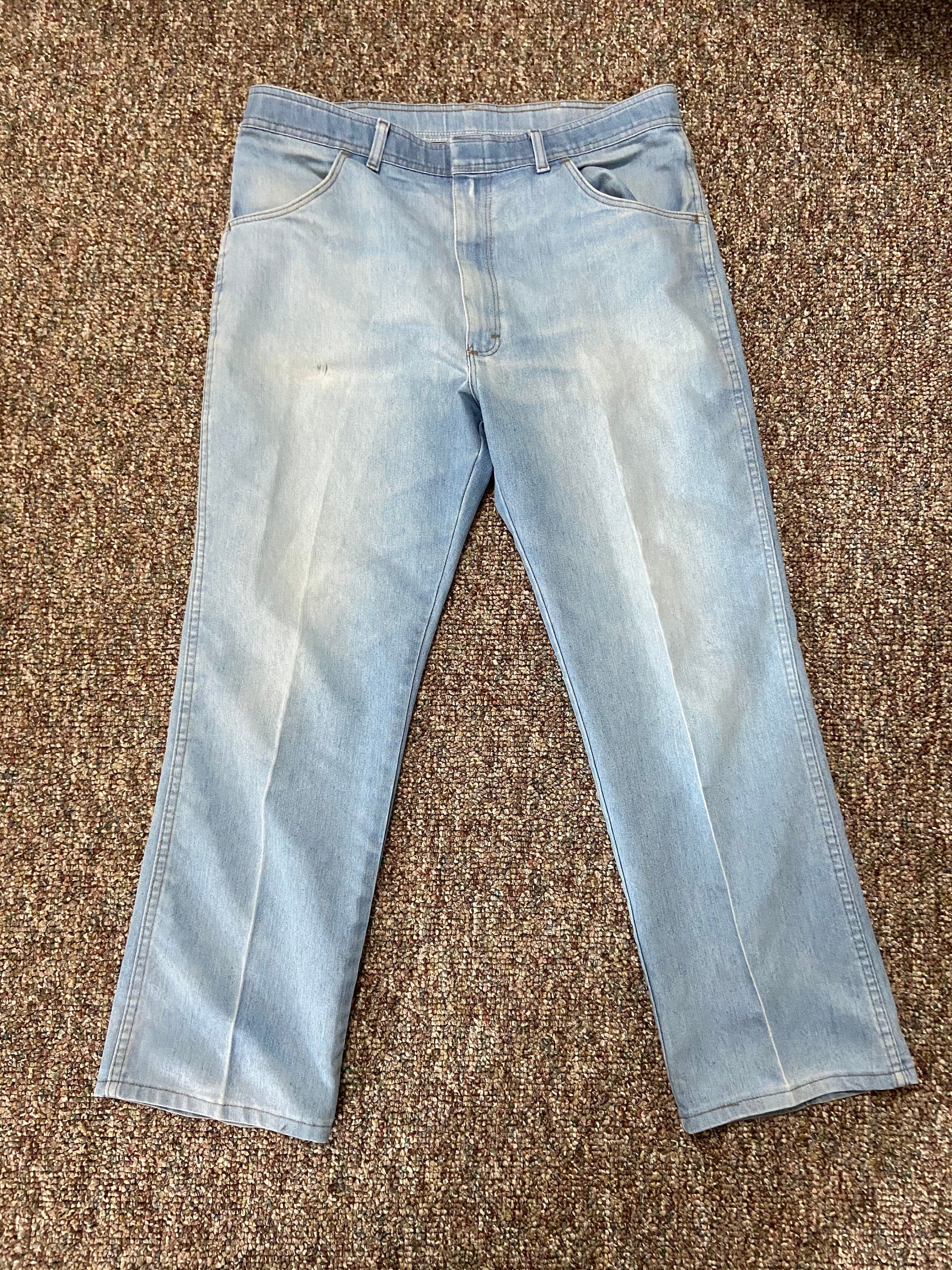 Vintage Wrangler Jeans has Some Scuff 
