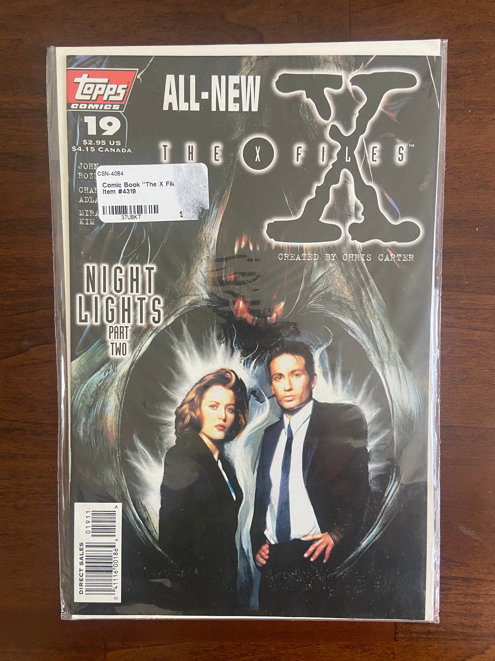 The XFiles Comic Book Topps Comics Trick of the Light Etsy