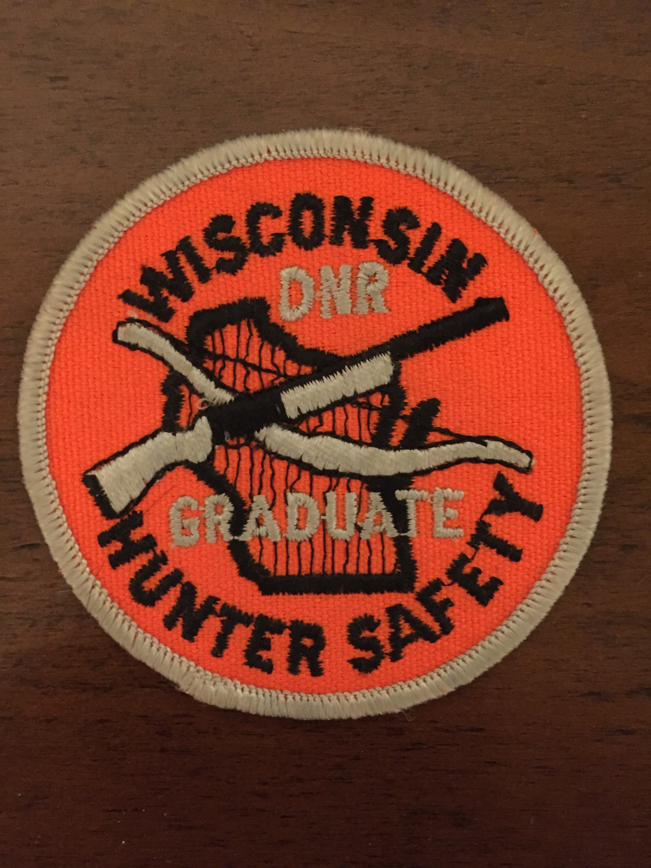 Vintage Wisconsin DNR Hunter Safety Graduate Patch Etsy