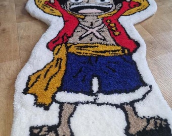 Alfombra luffy hecha a mano!! Una pieza