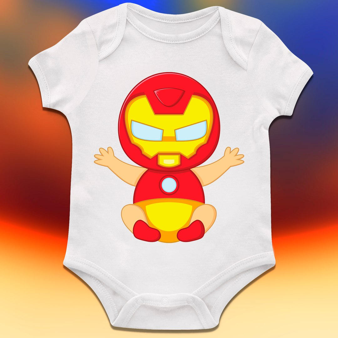 ironman baby onesie