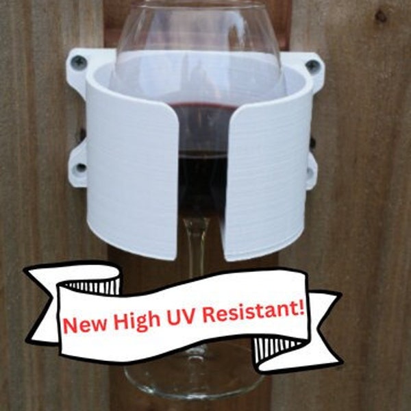 High UV Resistant Backyard Coffee | Wine | Beer Drink holder | Fence Outdoor Drink holder