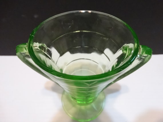 Anchor Hocking Glass PRINCESS Green Sherbert Dish Depression 1931-35