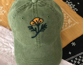 California Poppy Dad Hat