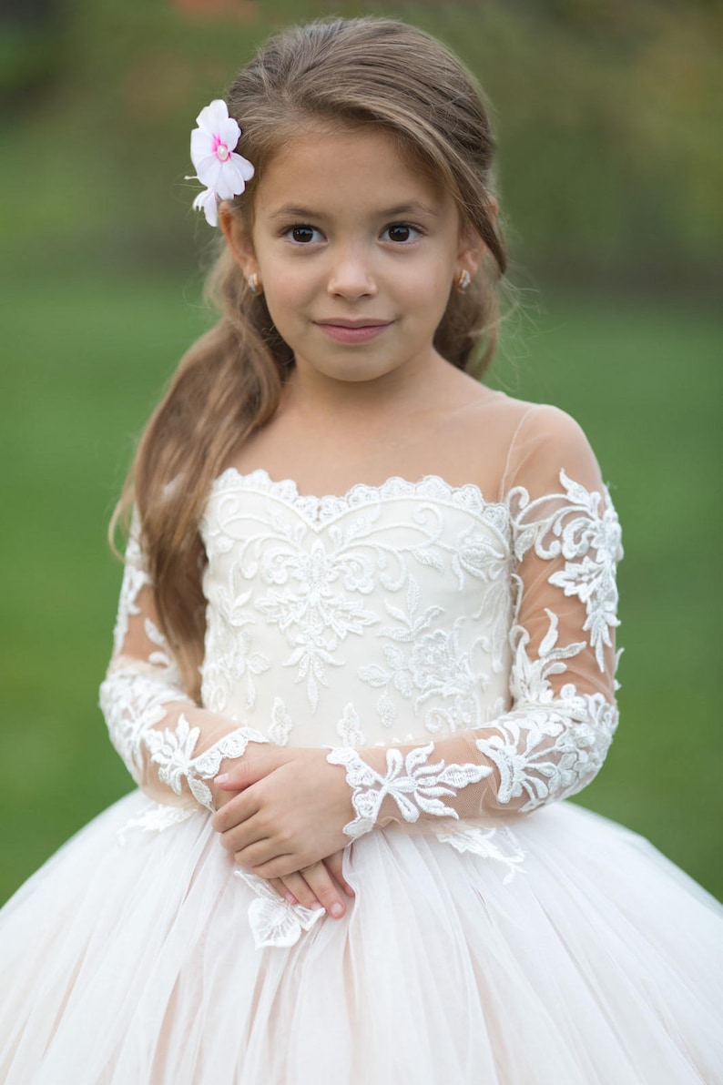 off the shoulder communion dress