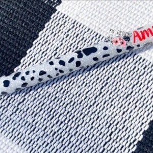 Dalmatian Glitter Pen, Custom Glitter Pen, Personalized Glitter Pen