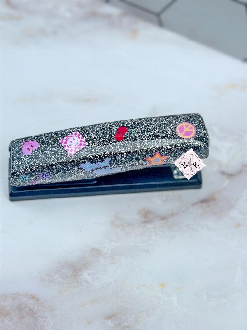 Retro Resin Teacher Stapler, Custom Desk Stapler, Composition Notebook ...
