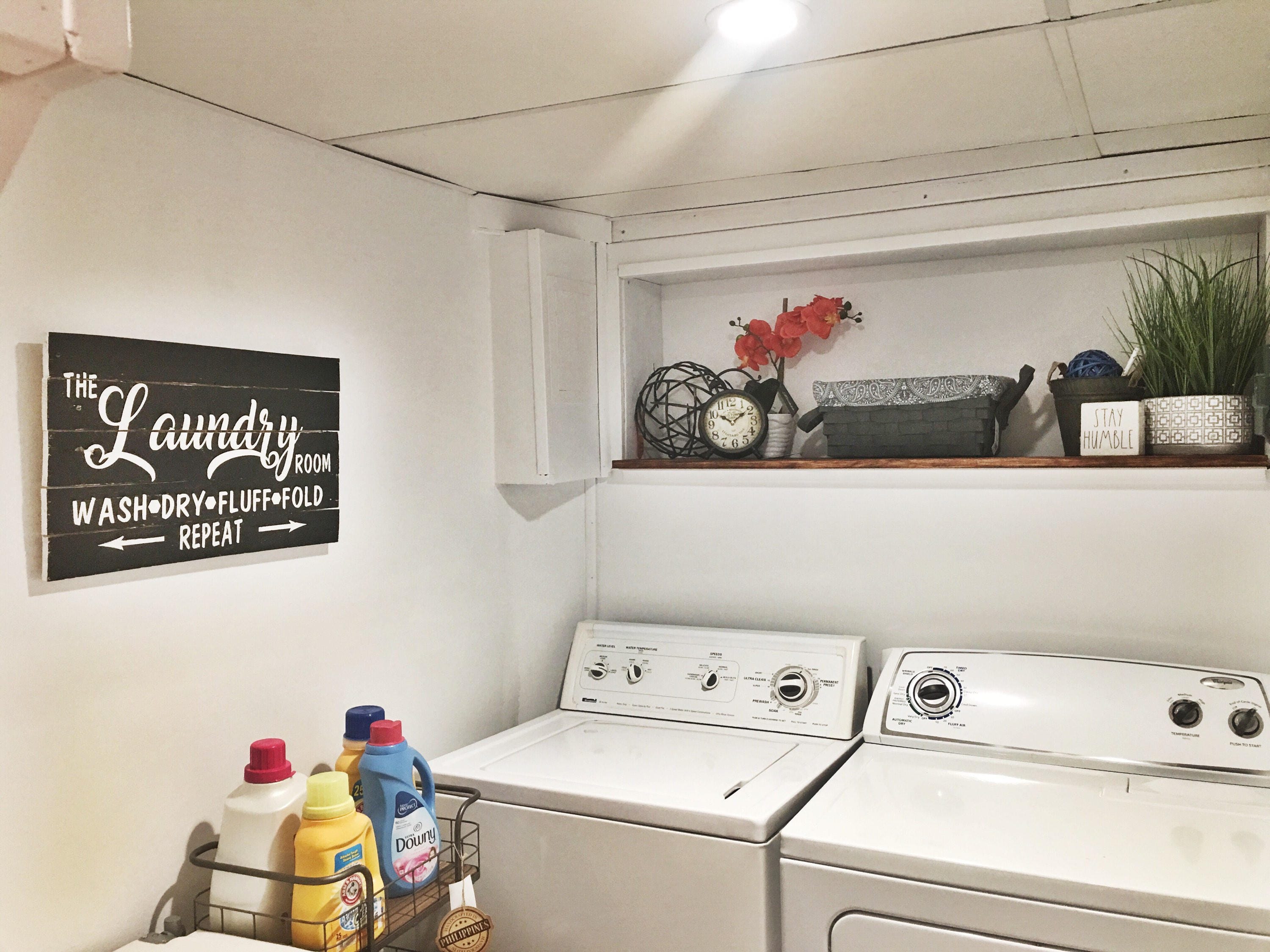 Die Waschküche. Wäsche-Raum-Dekor. Rustikale Wäsche. | Etsy