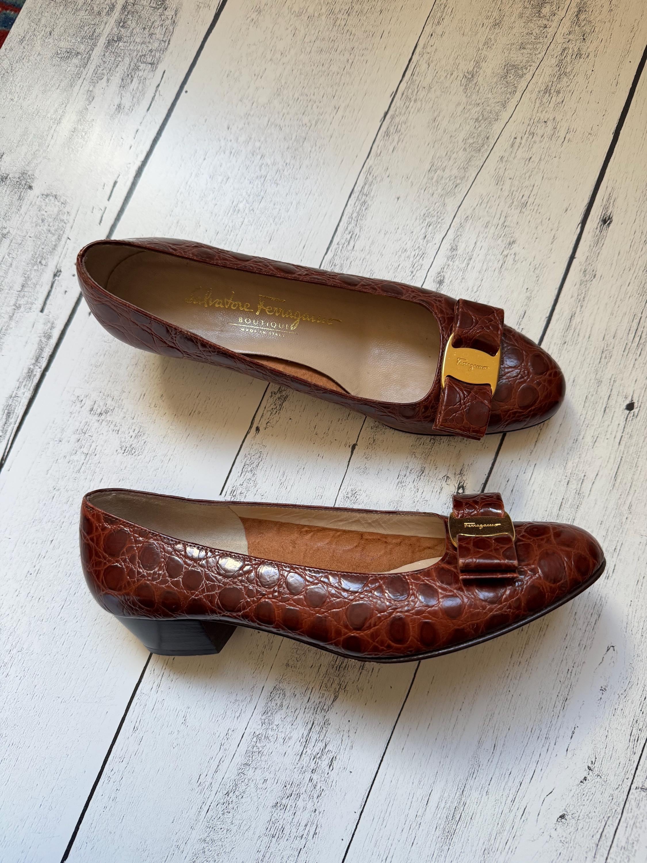 Ferragamo Vara Bow - Etsy