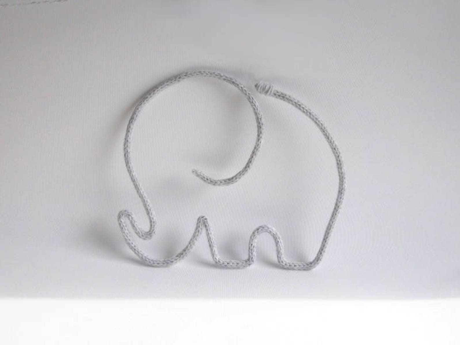 Wire elephant decor Wire wall art Elephant nursery decor Etsy