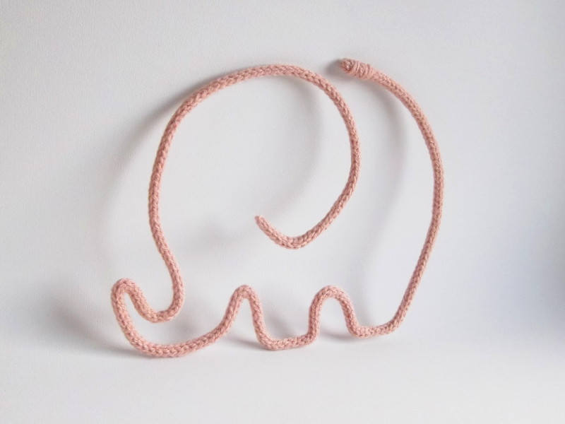 Wire elephant decor Wire wall art Elephant nursery decor | Etsy