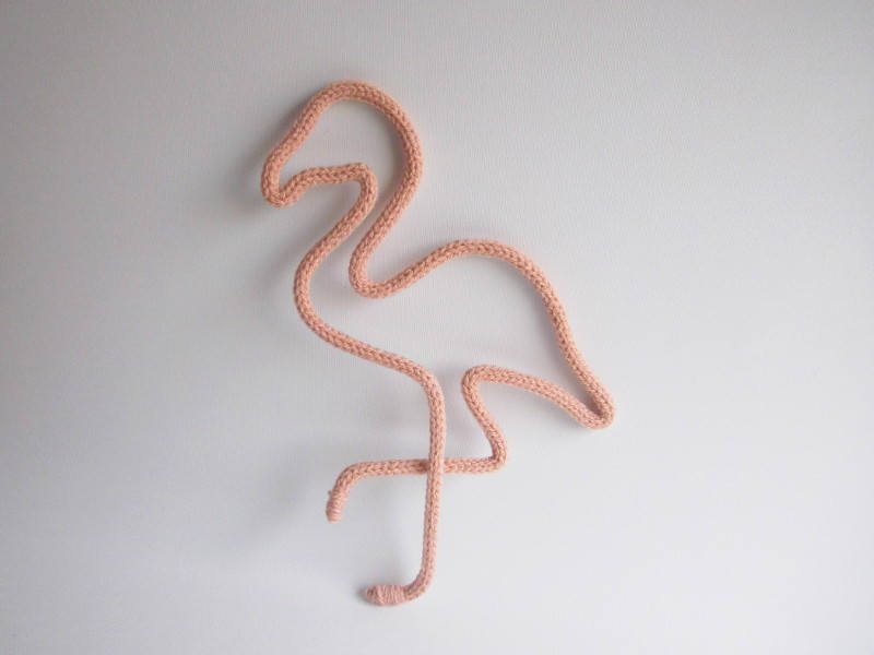Pink flamingo wire wall art Wire flamingo art Flamingo wall Etsy