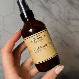 Magnesium Oil Spray | Magnesium for Sleep | Soothing Muscles Cramps | Natural Pain Relief | Essential Oils Blend | Pregnancy Safe Magnesium