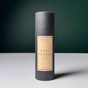Natural Talc Free Body Powder - Intimate Powder, Hair Power, Armpit Powder - Soothing, Handmade, Unscented, Sensitive Skin Care