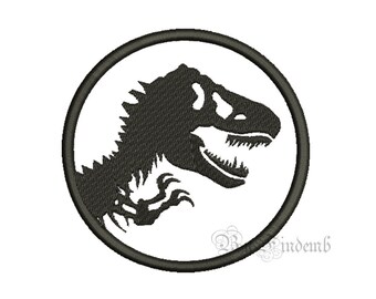 JURASSIC PARK Embroidery Designs 7 size Instant Download