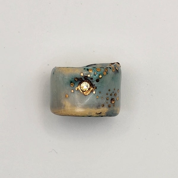 Porcelain Fine Art Statement Ring
