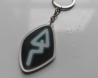 Solo Leveling Runestone Key Chain Key Ring 2 Inches Charm Stealth