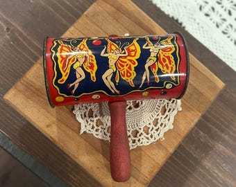 Vintage Kirchhof Tin Litho Noisemaker