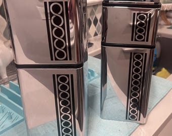 Vintage Kromax -  Chrome Metal 4 piece canister set