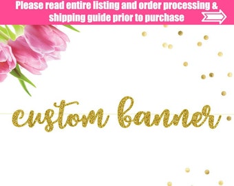 custom name banner etsy banner name