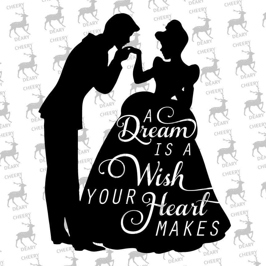 Download Cinderella Dream // Disney Digital File SVG DXF EPS for | Etsy