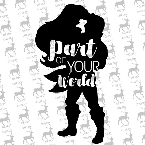 Download Little Mermaid Dream Disney Digital File SVG DXF EPS for ...