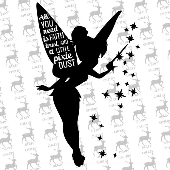 Download Tinkerbell Dream Disney Digital File SVG DXF EPS for use ...