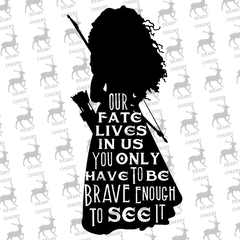 Download Brave Dream Disney Merida Digital File SVG DXF EPS for | Etsy