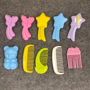 My Little Pony G1 Vintage - Pettine e spazzola casuali, lotto n. 15