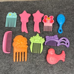 My Little Pony G1 Vintage - Pettine e spazzola casuali, lotto n. 4
