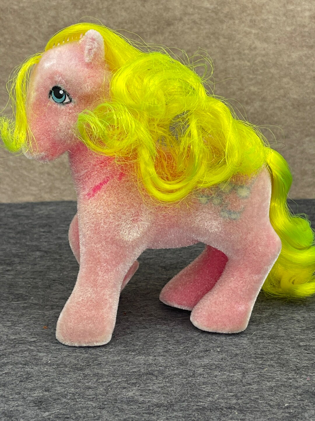 My Little Pony Vintage G1 Hasbro - Shady, Version NSS (No So Soft) - Fabriqué En France