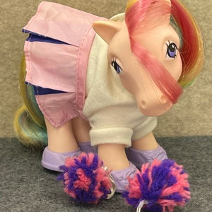 My Little Pony G1 Vintage pony wear Cheerleader Pompom Pony #4