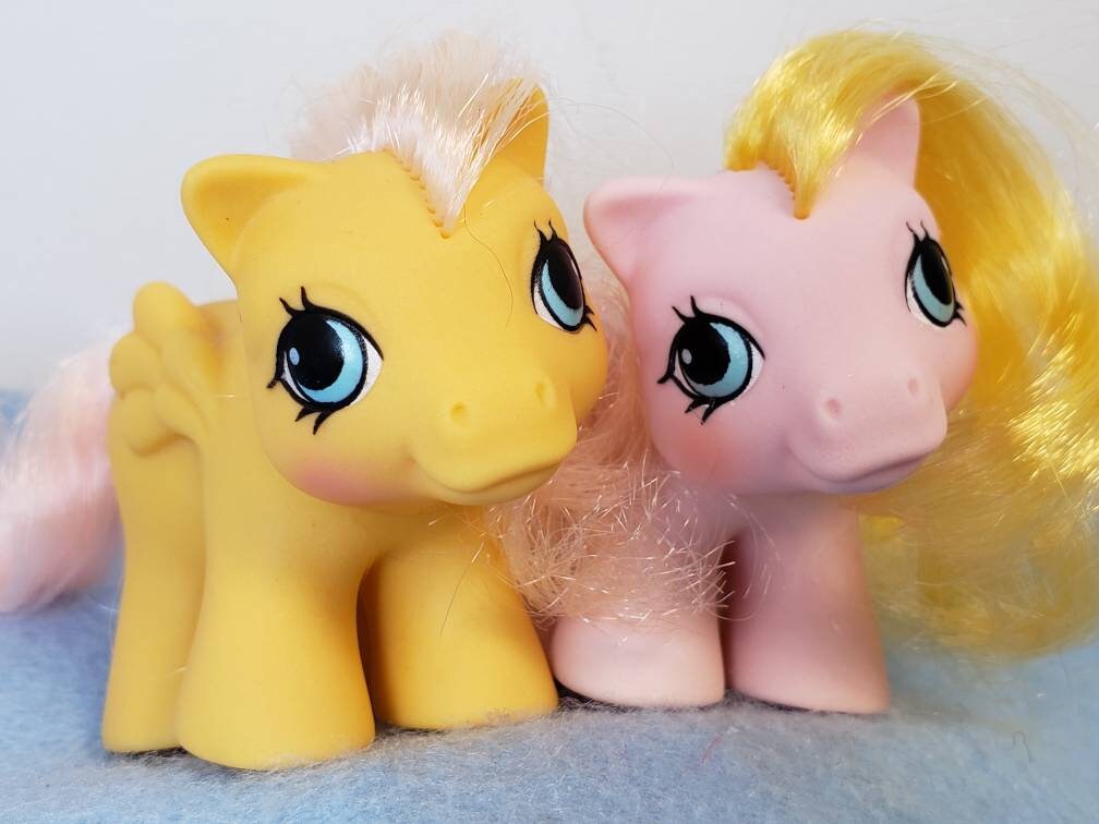 My Little Pony G1 Vintage Newborn Twins Dibbles And Nibbles Etsy