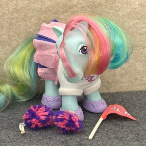 My Little Pony G1 Vintage pony wear Cheerleader Pompom Pony