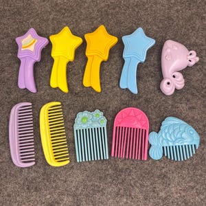 My Little Pony G1 Vintage - Lotto di pettini e spazzole casuali n. 9
