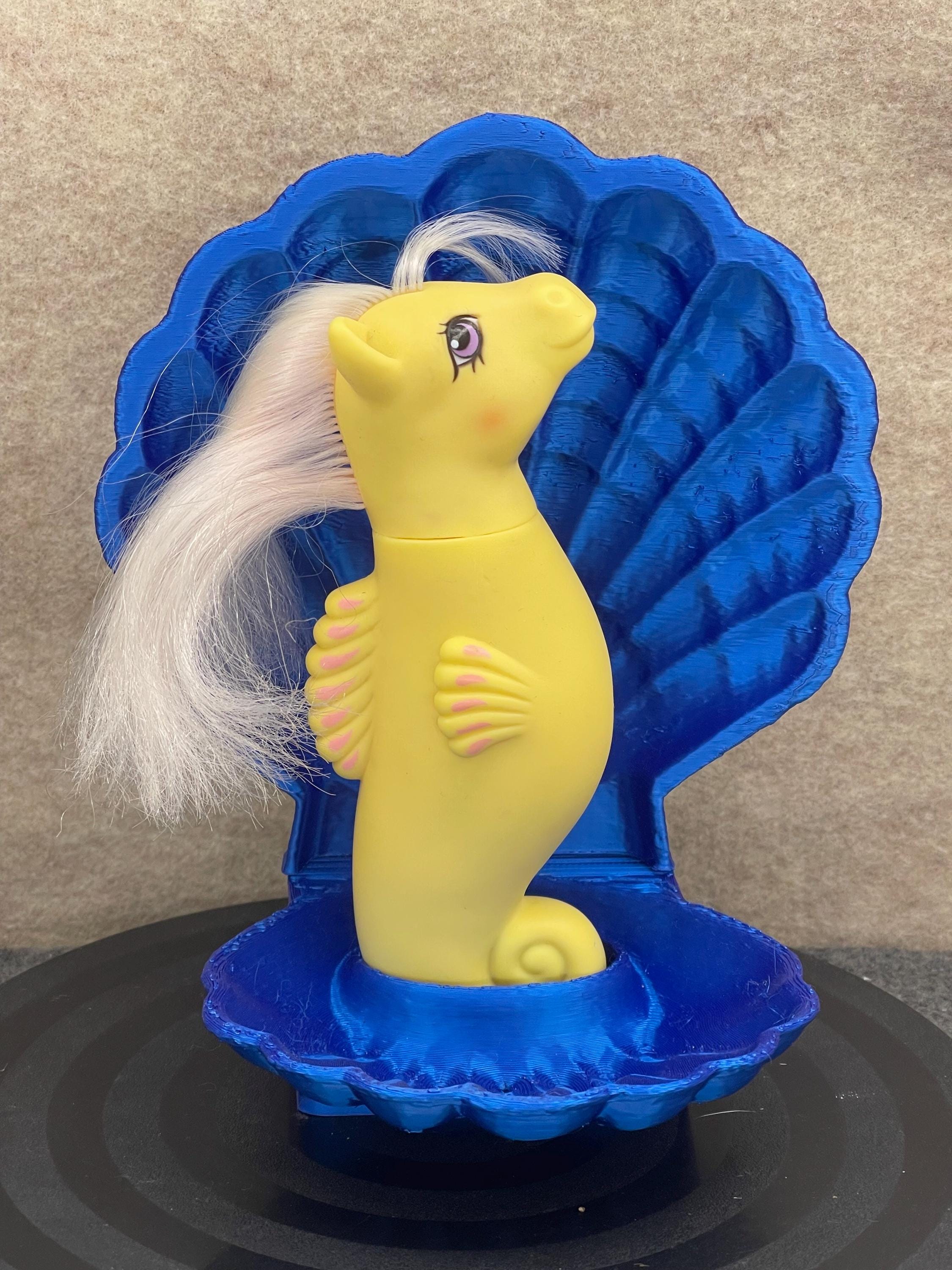 My Little Pony Sea Pony Replacement Shell 3D Print art ooak dark blue