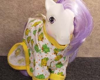 My Little Pony G1 Vintage pony wear milk and cookies