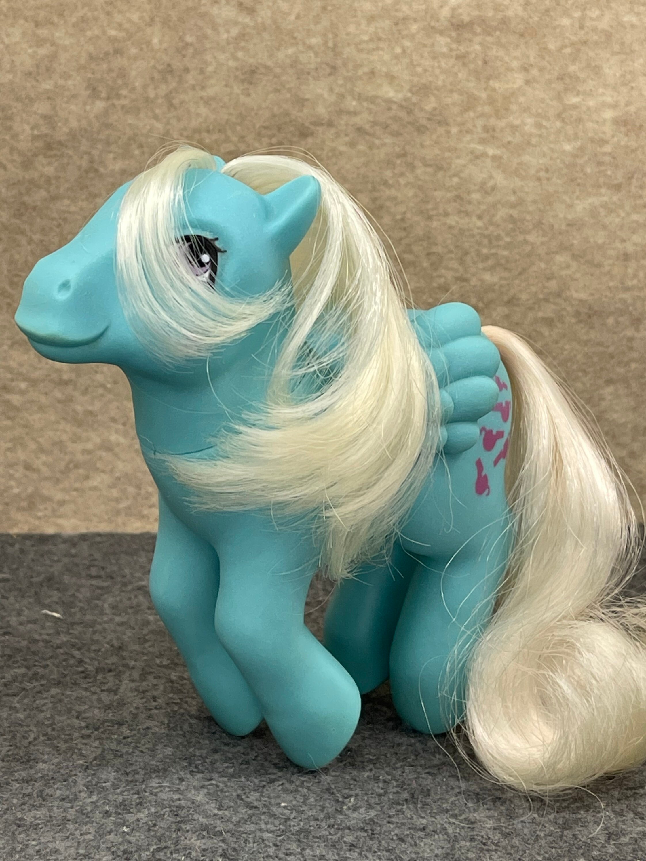 My Little Pony G1 vintage Wind Whistler Dé-Floqué - France
