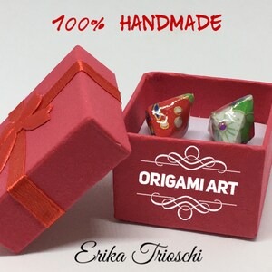 Orecchini triangoli 3D