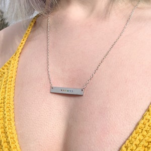Queer Pride Minimalist Necklace | Rainbow Necklace | LGBTQIA+ Necklace | LGBT Necklace | Gay Pride Jewelry | Queer Jewelry | Pride Necklace