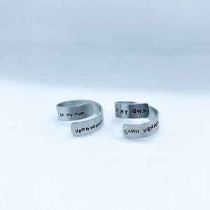 Wynonna Earp Quote Ring | Wynonna Earp Ring | Fandom Ring