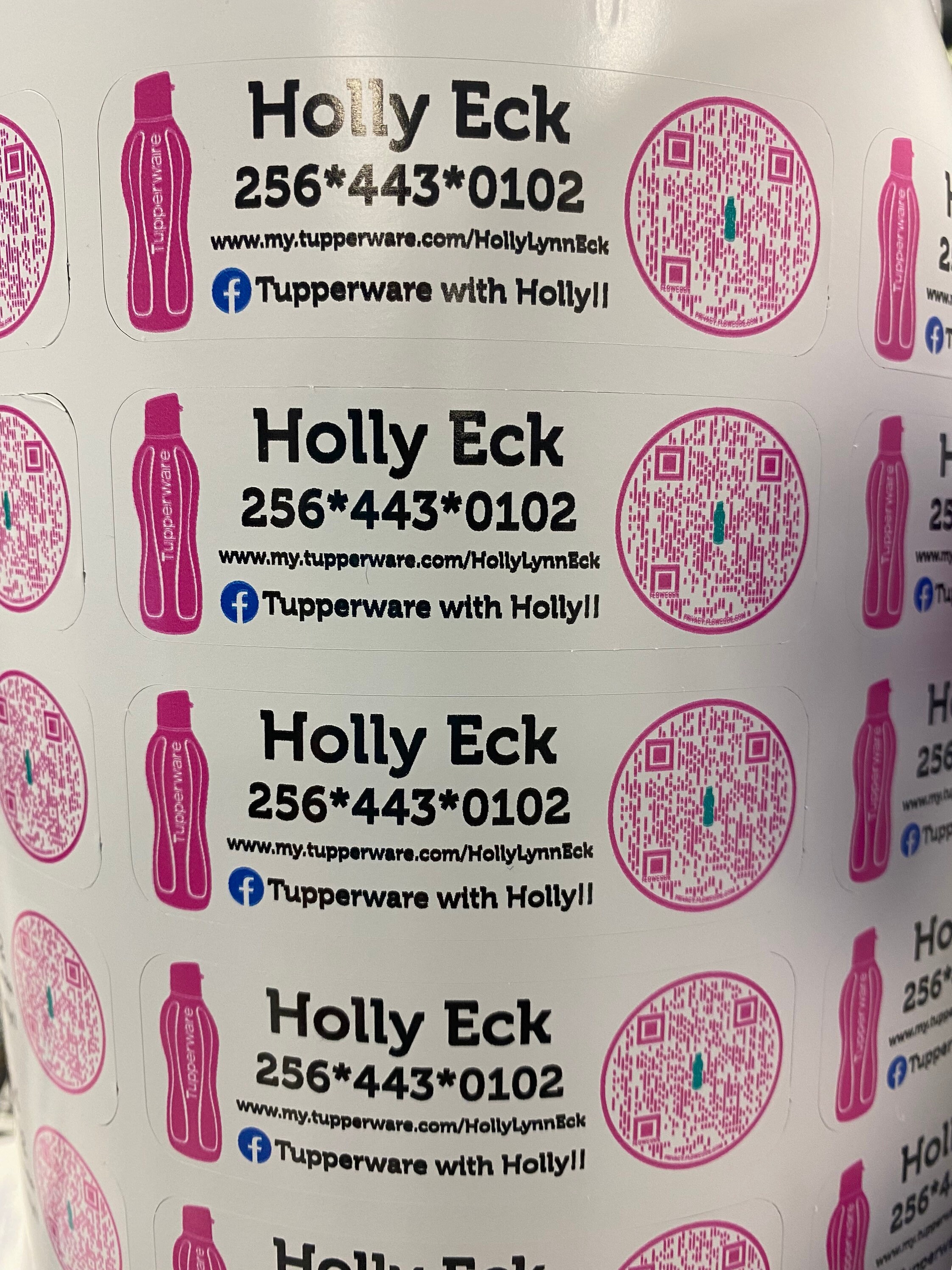 Tuppswag Catalog & Brochure Labels / Tupperware Labels / Etsy